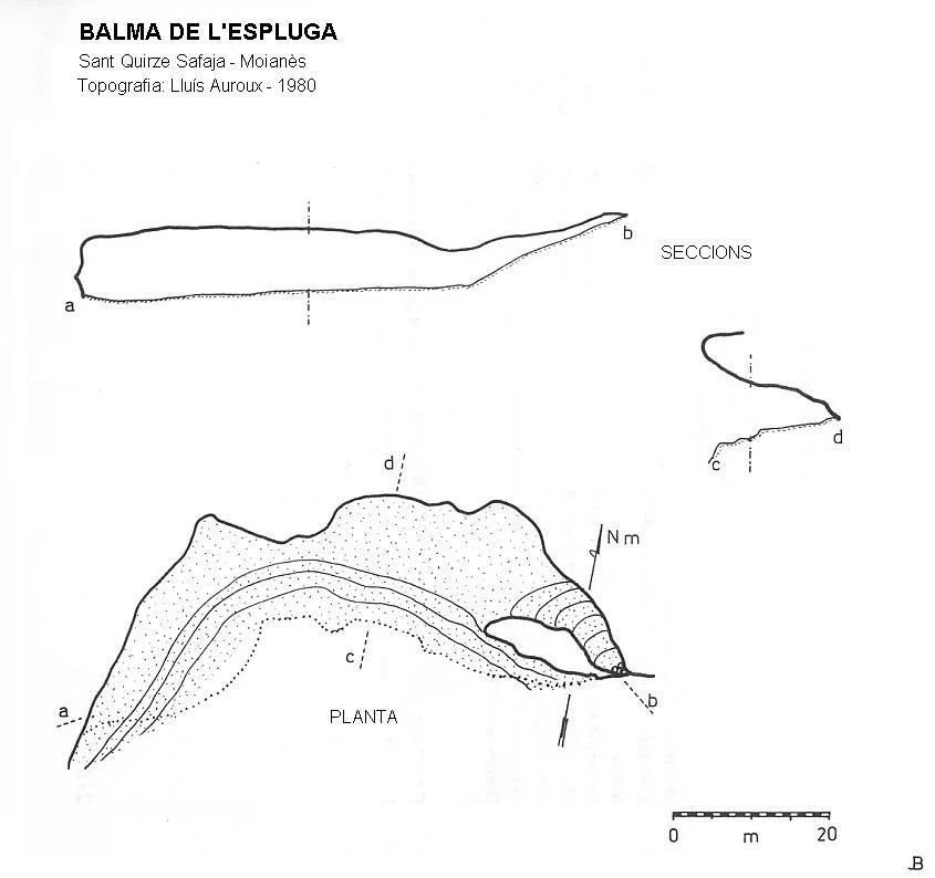 Topographie de ESPLUGA, BALMA DE L'