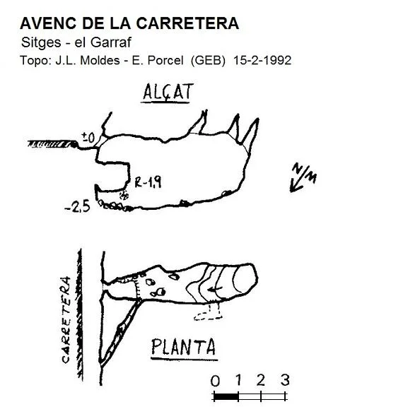 Topographie de CARRETERA, AVENC DE LA