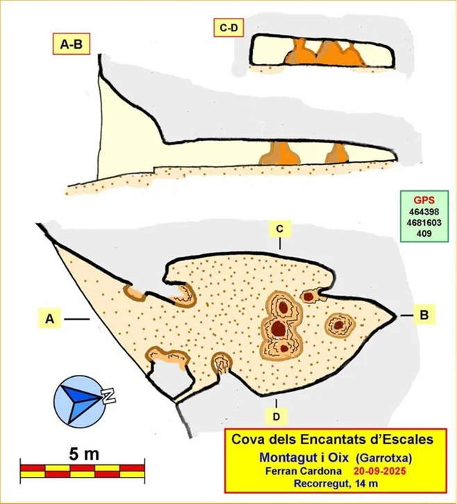 Survey of ENCANTATS D'ESCALES, COVA DELS