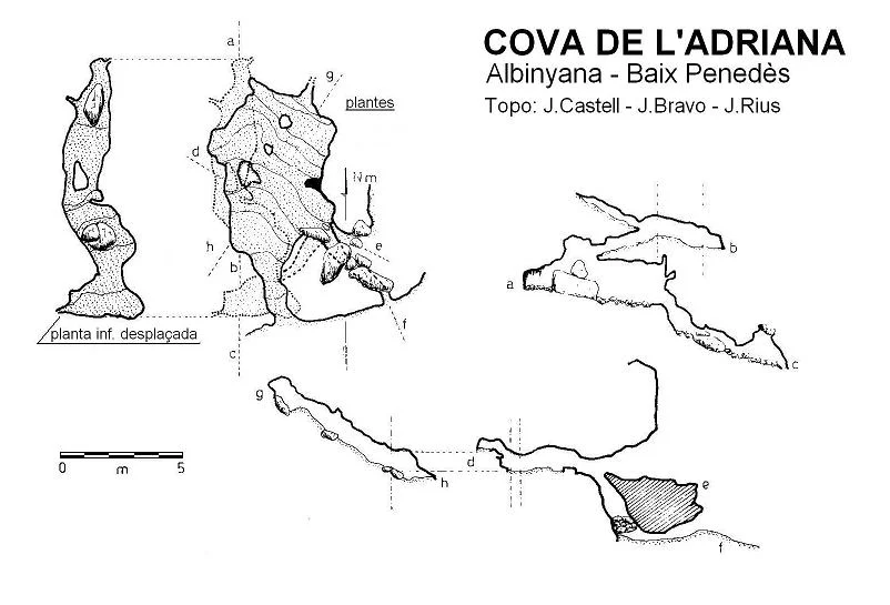 Topografía de ADRIANA, COVA DE L'