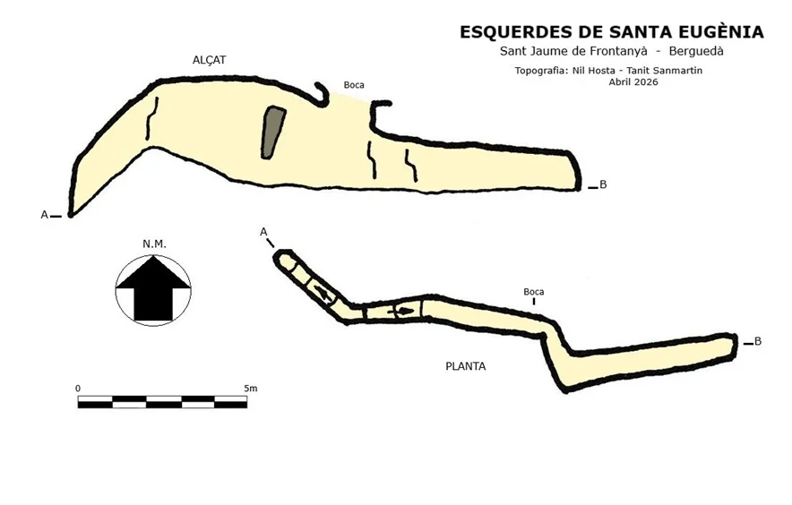 Topografía de SANTA EUGÈNIA, ESQUERDES DE