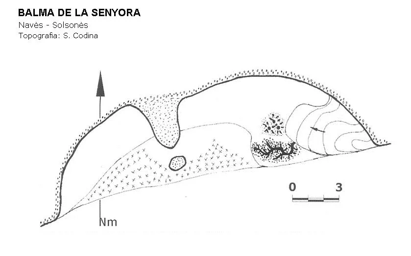 Topografía de SENYORA, BALMA DE LA