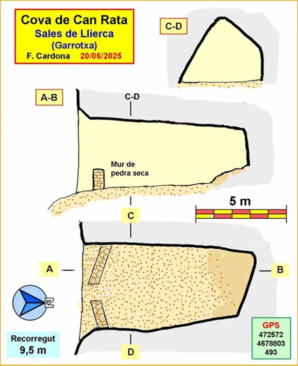 Topographie de CAN RATA, COVA DE