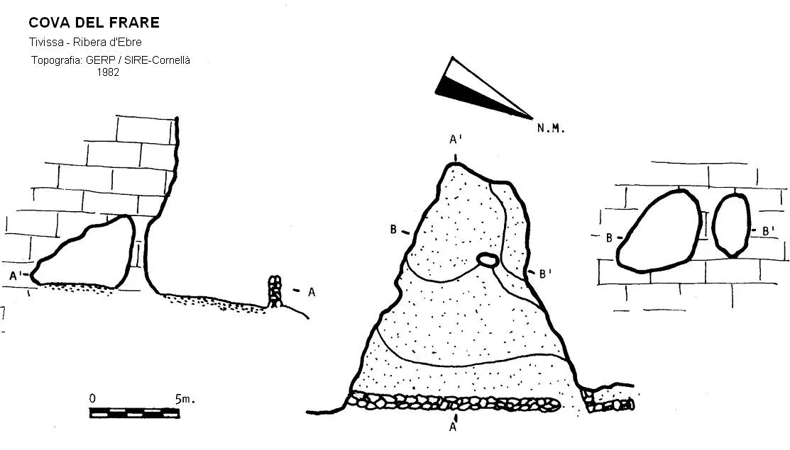 Topografia de FRARE, COVA DEL