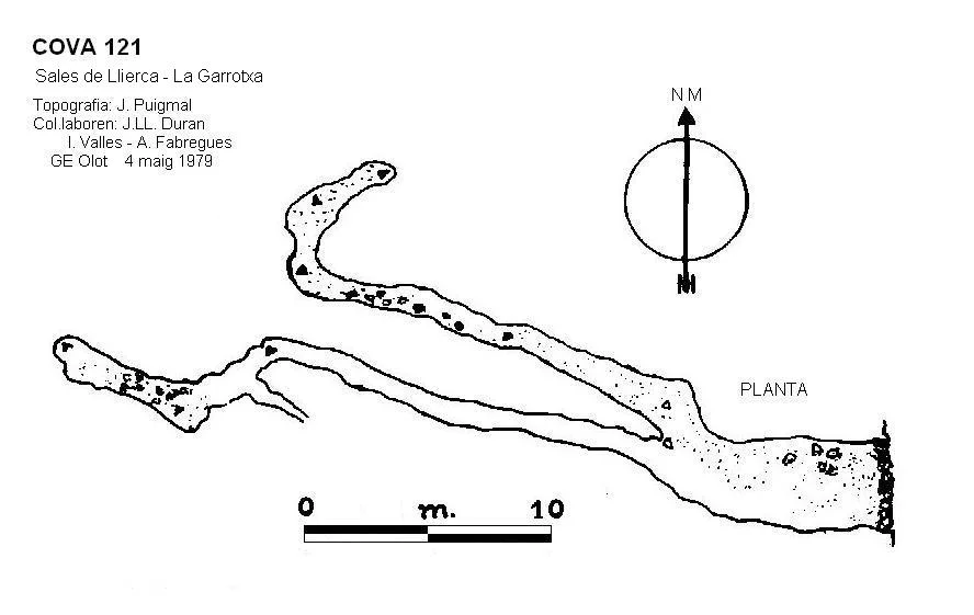 Topografia de COFÍ, COVA 1 DEL