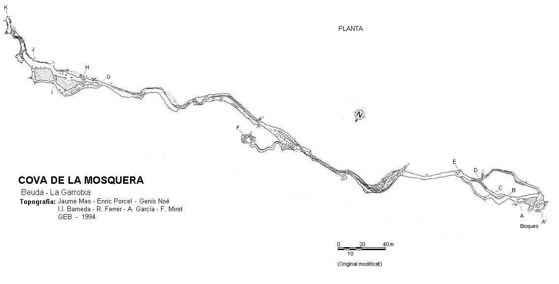Topografia de MOSQUERA, COVA DE LA
