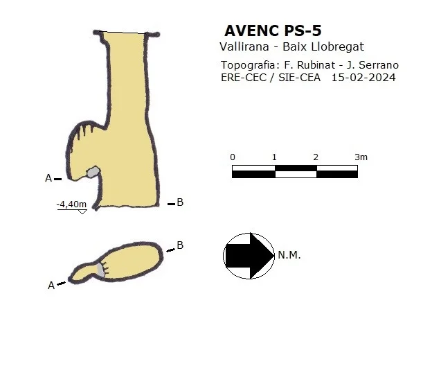 Topografia de PS-5, AVENC