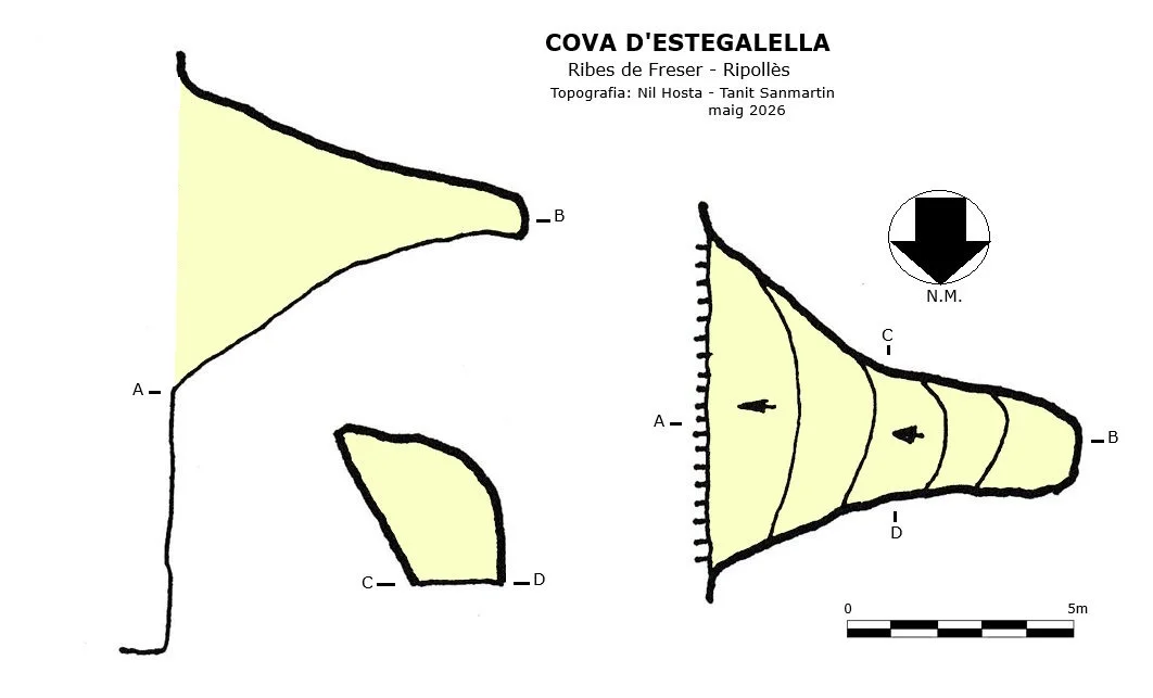 Topografia de ESTEGALELLA, COVA D'