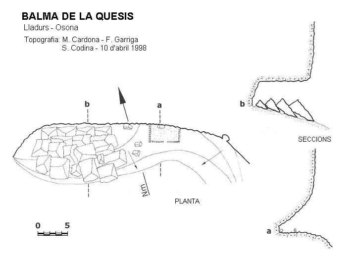 Topografia de QUESIS, BALMA DE LA