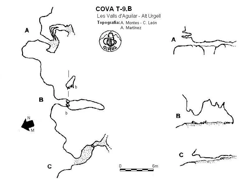Topografia de T-9.B , COVA