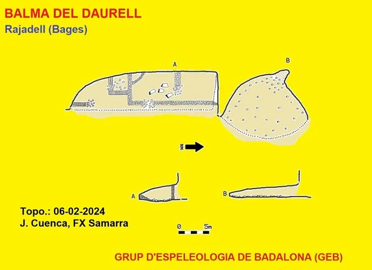 Topographie de DAURELL, BALMA DEL