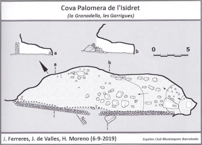 Survey of PALOMERA DE L'ISIDRET, COVA
