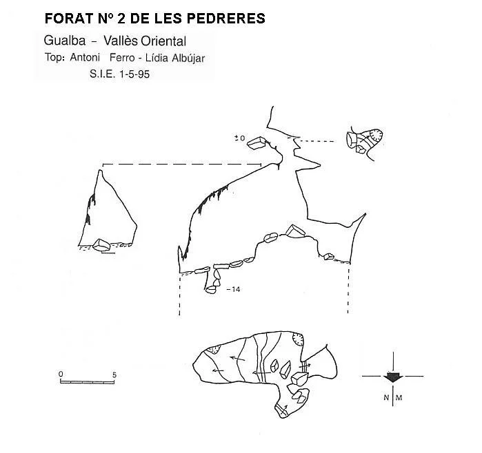 Survey of PEDRERES, FORAT Nº 2 DE LES