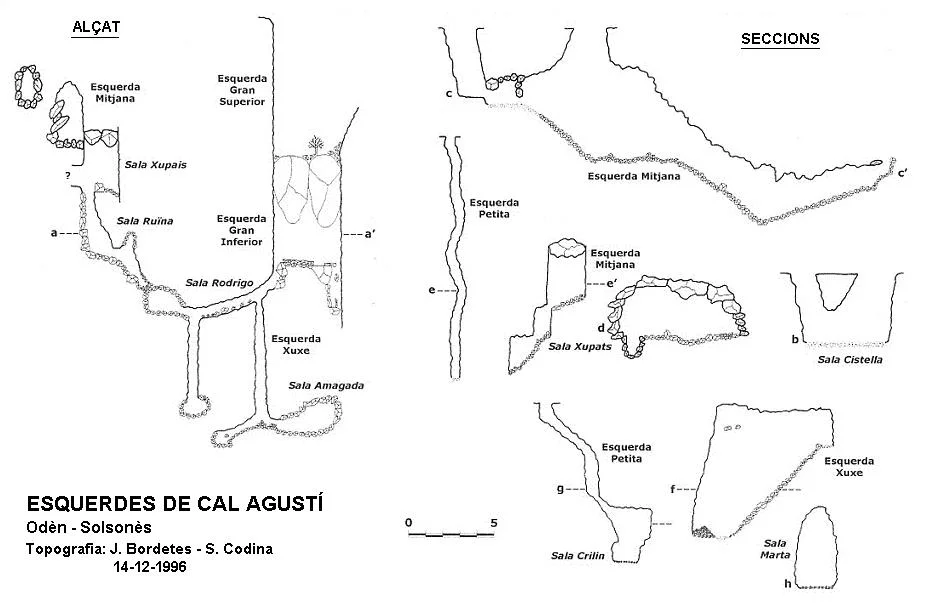 Topografia de CAL AGUSTÍ, ESQUERDES DE