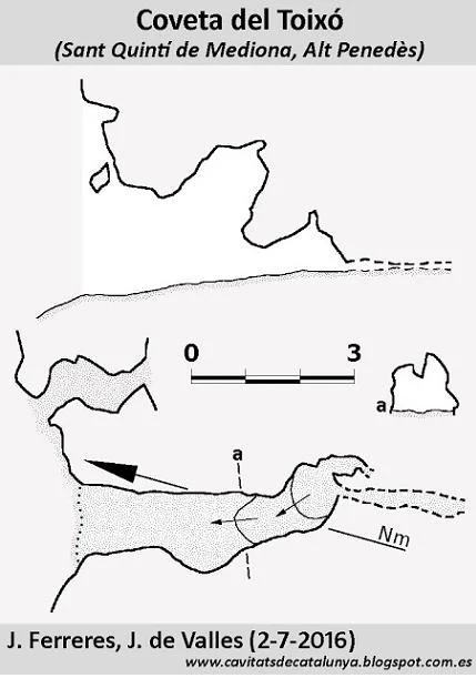Topographie de TOIXÓ, COVETA DEL