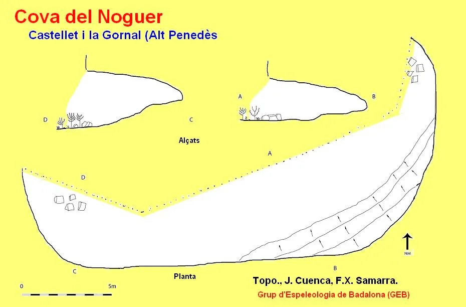 Topographie de NOGUER, BALMA DEL