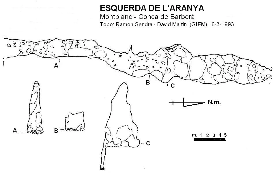 Topographie de ARANYA, ESQUERDA DE L'