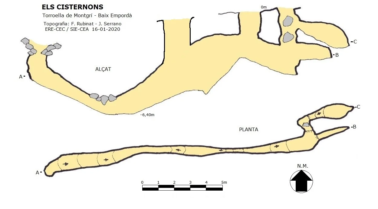 Topografia de CISTERNONS, ELS