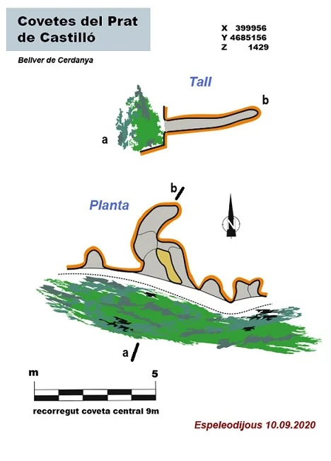 Topographie de PRAT DE CASTILLÓ, COVETES DEL