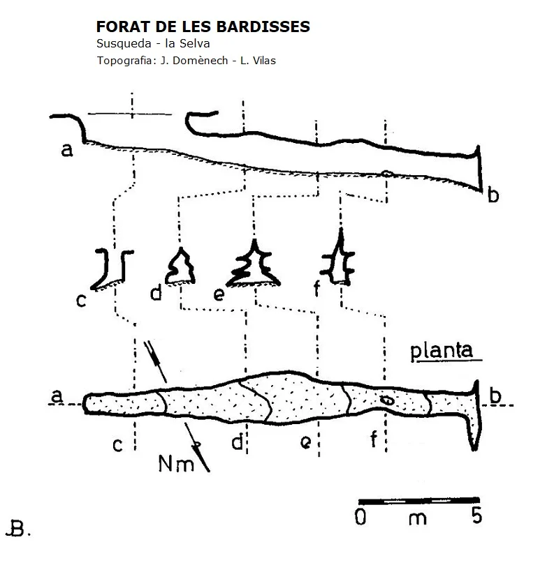 Topografia de BARDISSES, FORAT DE LES
