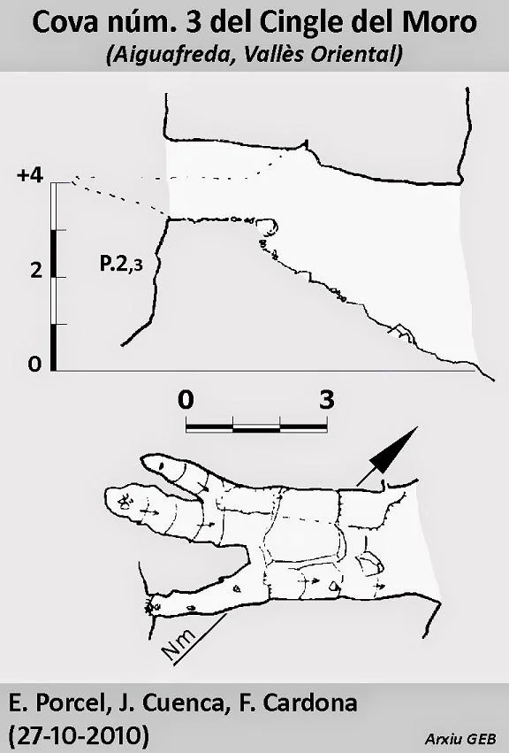 Survey of CINGLE DEL MORO, COVA Nº3 DEL