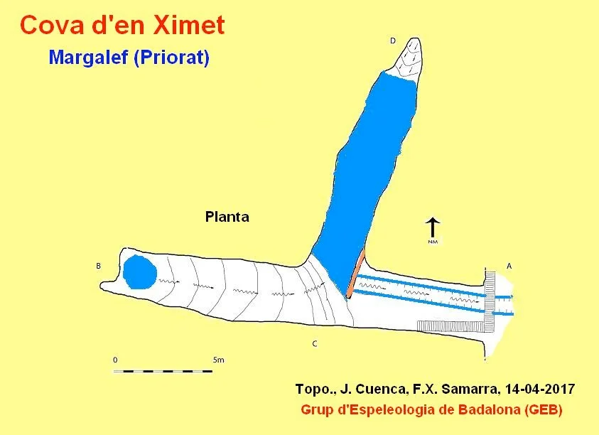 Topografia de XIMET, COVA D'EN