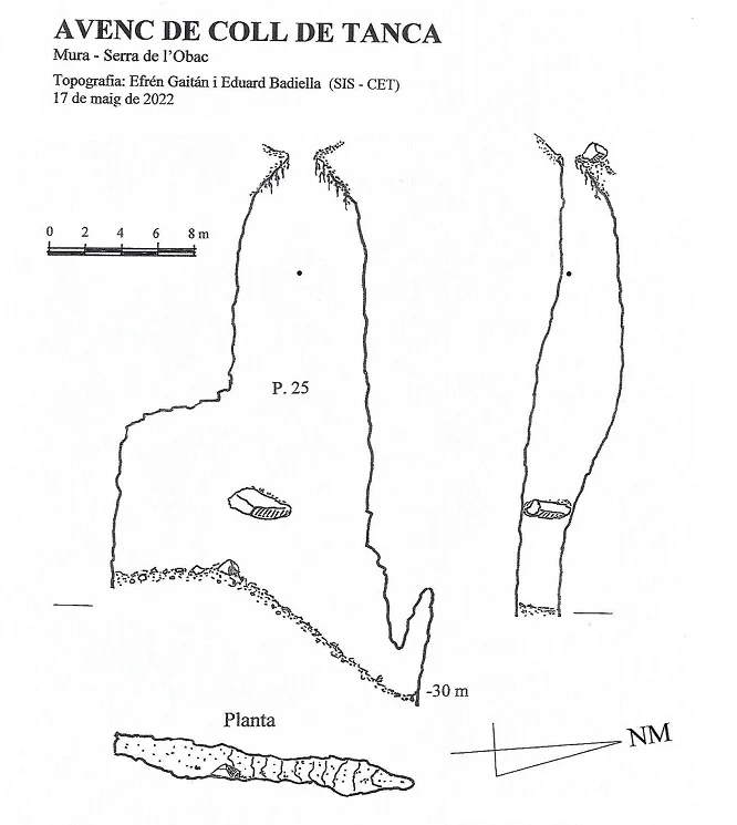 Topografía de COLL DE TANCA, AVENC DE