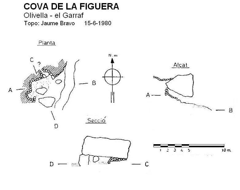 Topografia de FIGUERA, COVA DE LA