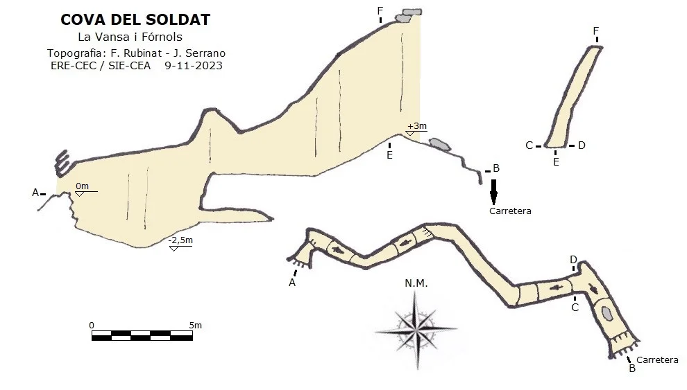 Topografia de SOLDAT, COVA DEL