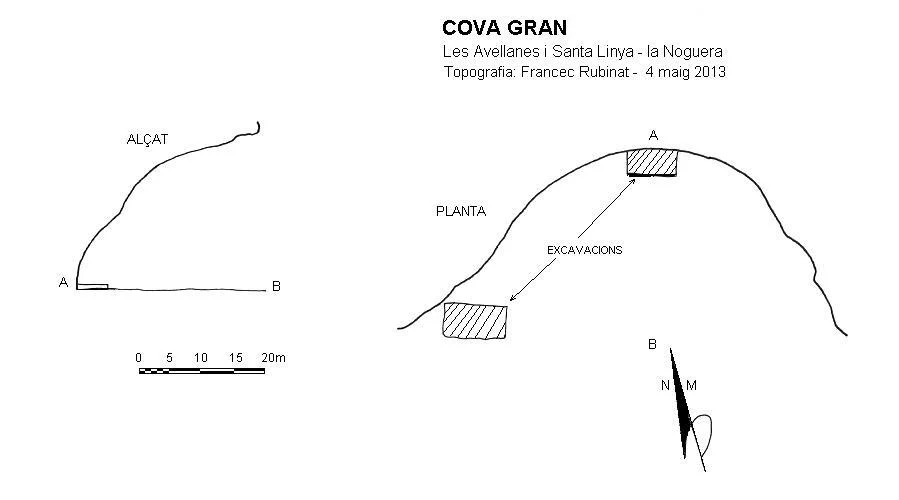 Topographie de GRAN, COVA