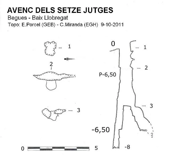 Topografia de SETZE JUTGES, AVENC DELS