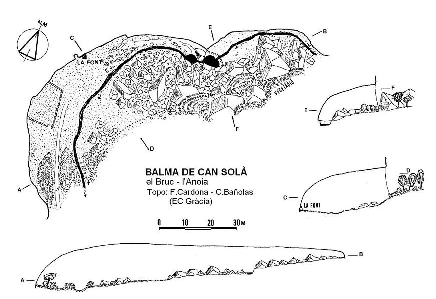 Topographie de CAN SOLÀ, BALMA DE