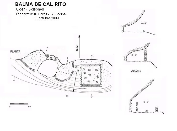Topografia de CAL RITO, BALMA DE