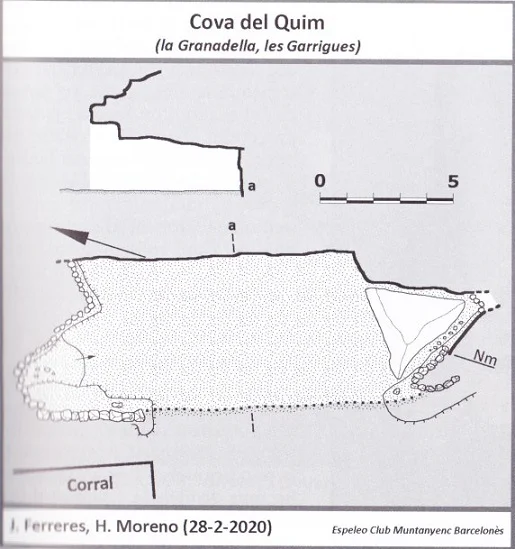 Topografía de QUIM, COVA DEL