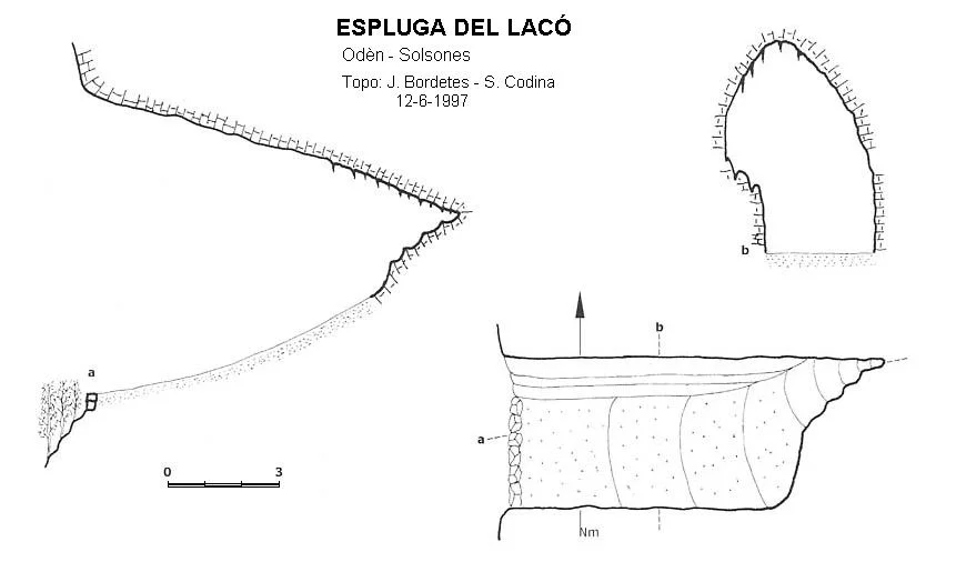 Topografia de LACÓ, ESPLUGA DEL