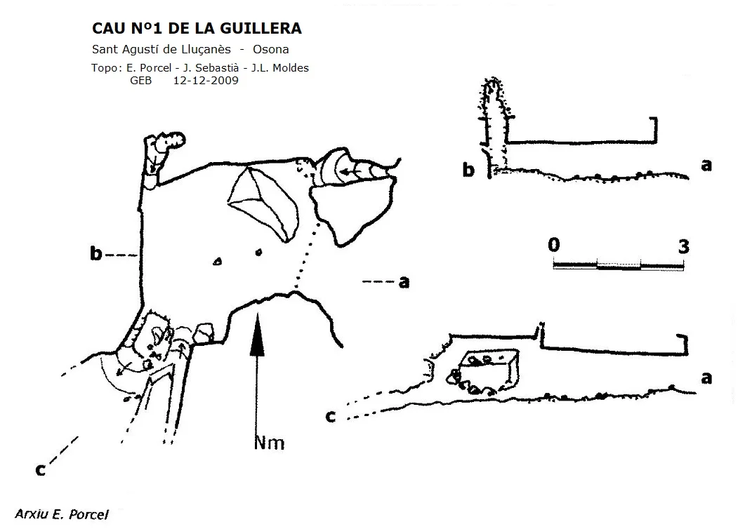 Topografía de GUILLERA, CAUS DE LA