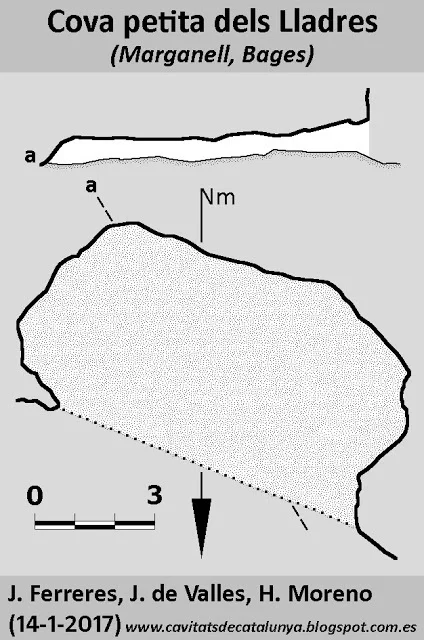 Topografia de LLADRES, COVA PETITA DELS