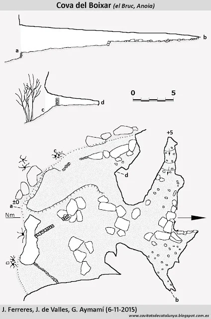 Topographie de BOIXAR, COVA DEL