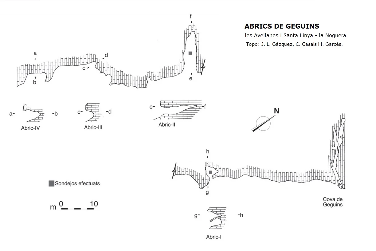 Topografía de GEGUINS, ABRICS DE