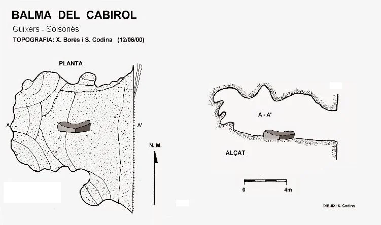 Topografía de CABIROL, BALMA DEL