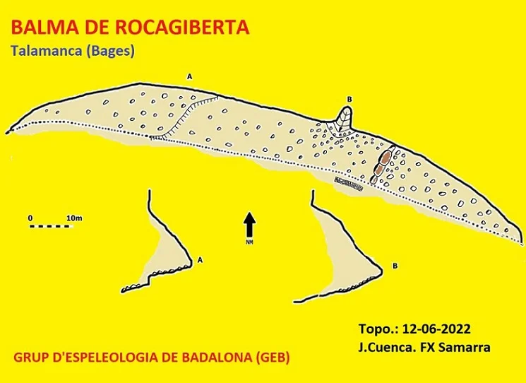 Topografia de ROCAGIBERTA, BALMA DE