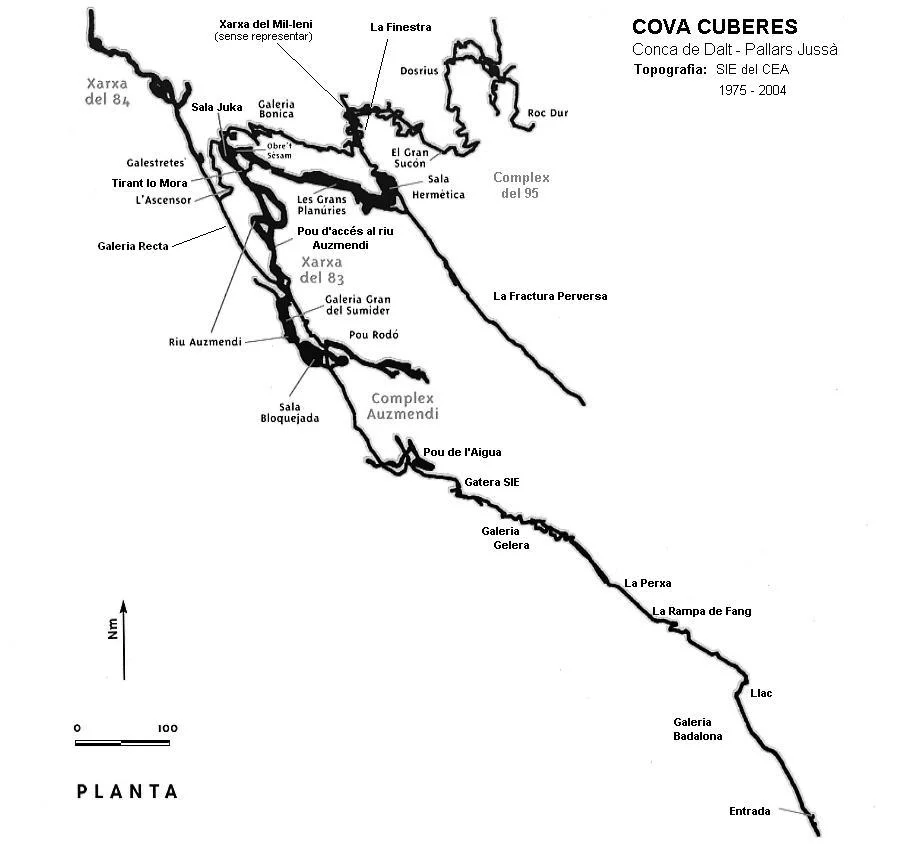 Topografia de CUBERES, COVA