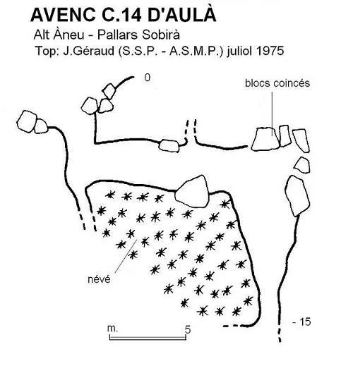 Topografia de AULÀ, AVENC C.14 D'