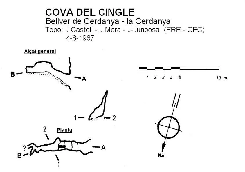 Topografía de CINGLE, COVA DEL