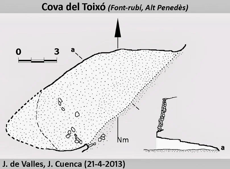 Topographie de TOIXÓ, COVA DEL
