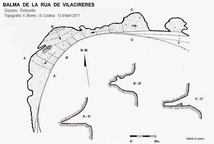 Topografía de RUA DE VILACIRERES, BALMA DE LA