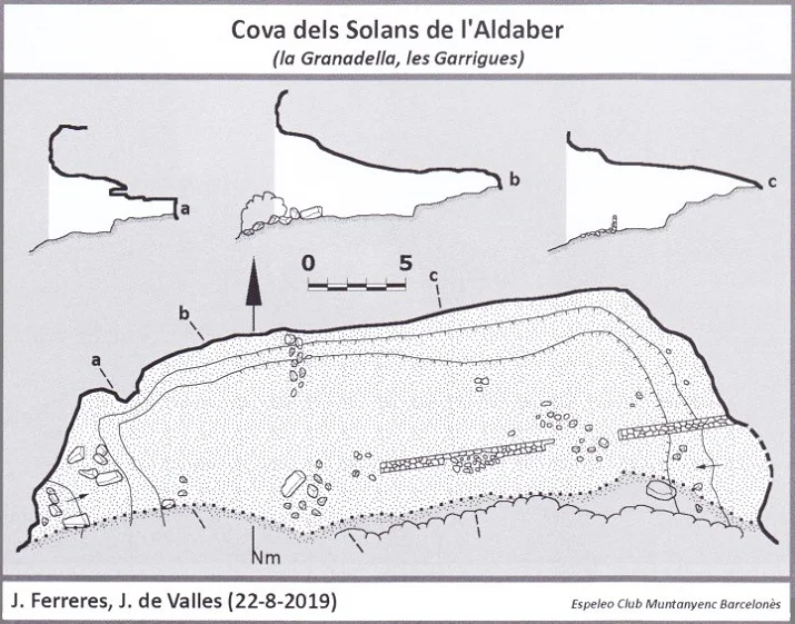 Survey of SOLANS DE L'ALDABER, COVA DELS