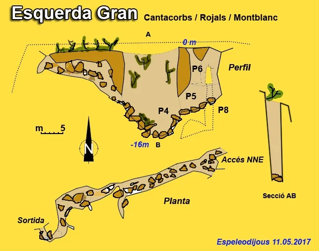 Topographie de CANTACORBS, ESQUERDA GRAN DE
