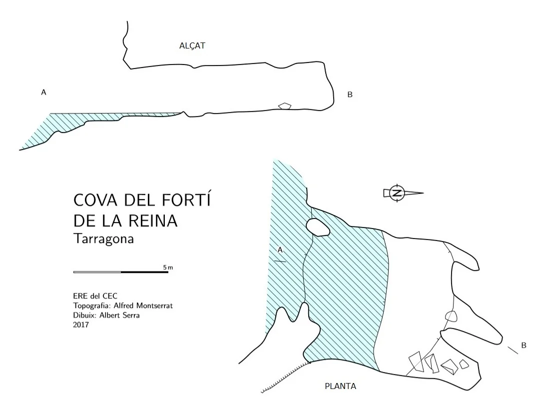 Topografia de FORTÍ DE LA REINA, COVA DEL