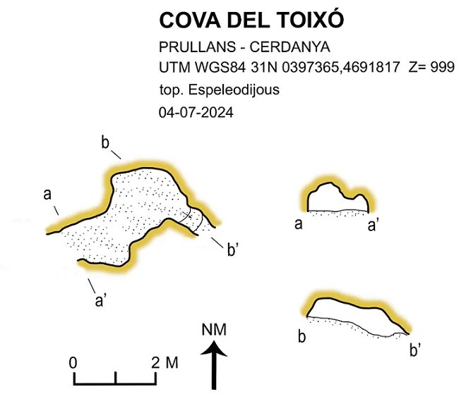 Topografia de TOIXÓ, COVA DEL